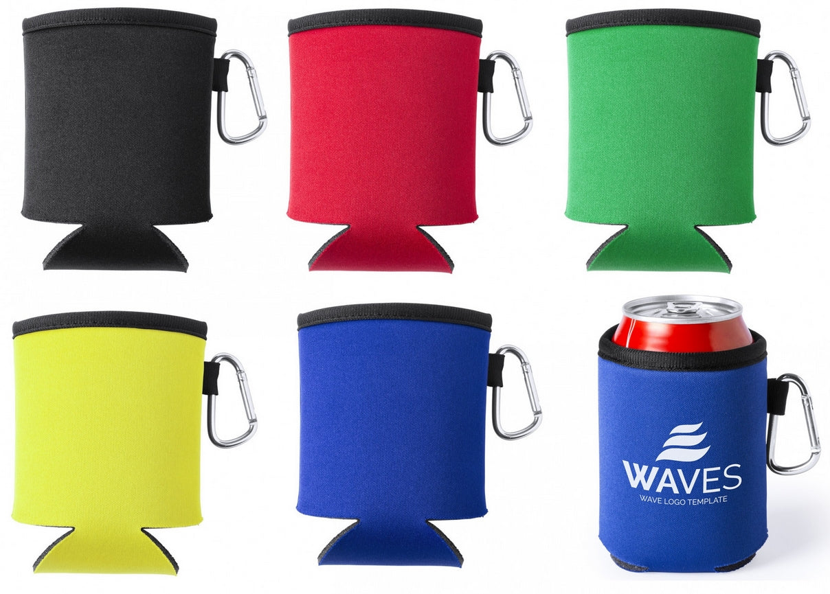 Basic Soft Shell Can Coolers With Logo Colours