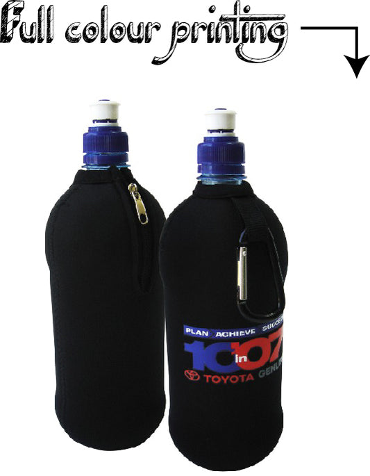 Image of carabiner clip bottle cooler