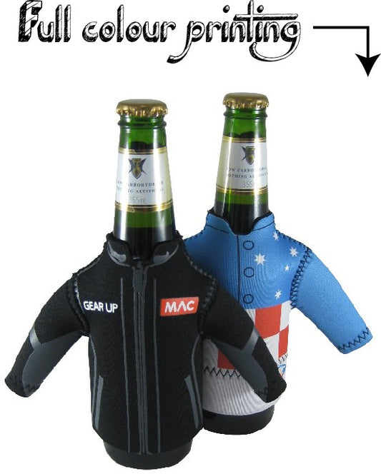 Image of printed bottle cooler jackets