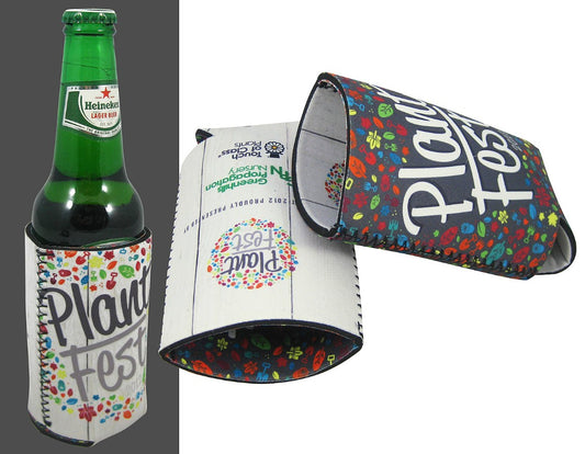 Reversible Double Sided Bottle Cooler Printed